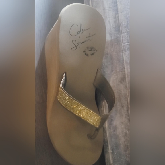 NEVER WORN platform + glitter + colin stuart sandals - Picture 5 of 5